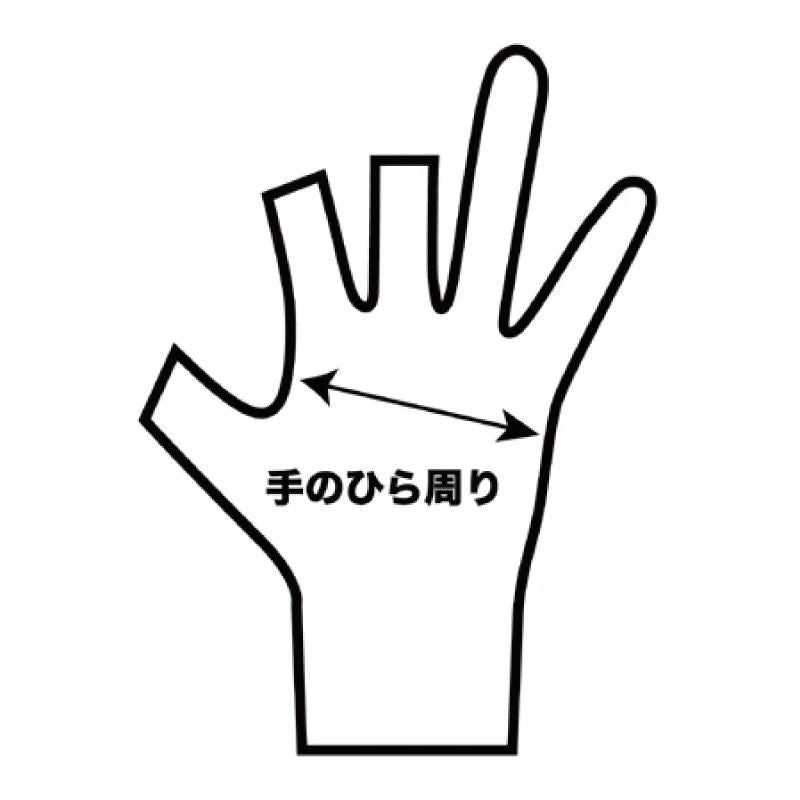 ヤイバフィッシンググローブ3本指空き ノーマル LL