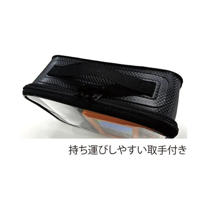 鬼楽 魚探ケース3 ブラック 20.5×27×10.5cm