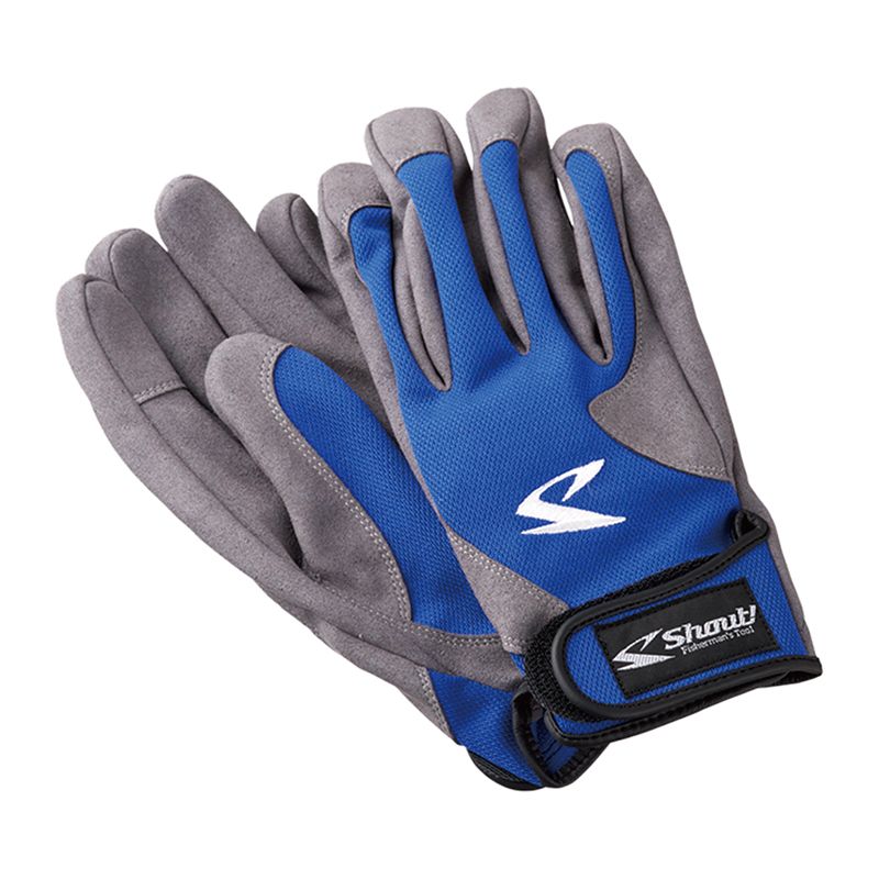 ショートメッシュグローブ  ブルー Mサイズ