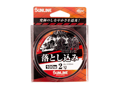 黒鯛ISM 落とし込み 2.5号 100m単品 オレンジ ナイロン