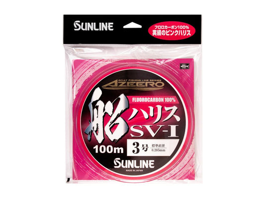 アジーロ 船ハリス SV-1 3号 100m単品 マジカルピンク フロロカーボン