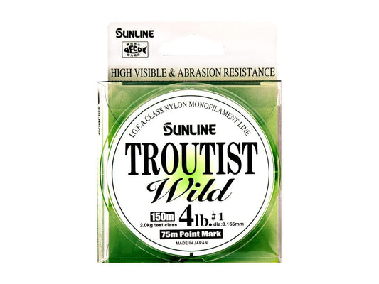 トラウティストワイルド 1号/4LB 150m単品 スーパーマットグリーン ナイロン