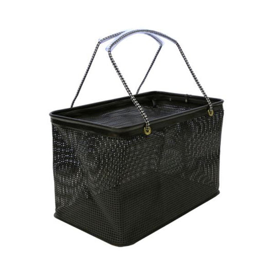 【アウトレット】731-角 フタ付ザルバッカン 38×22×25cm 色指定不可