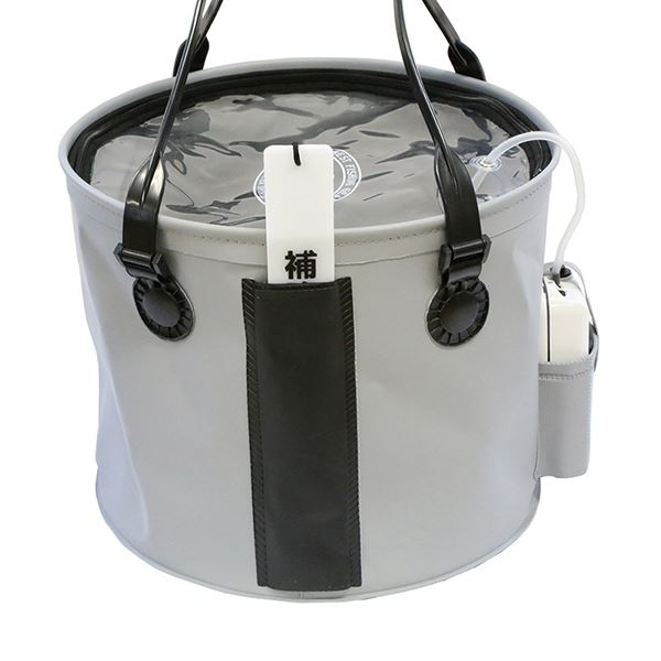 203-丸 活アジブクバケツ 30×26cm 色指定不可