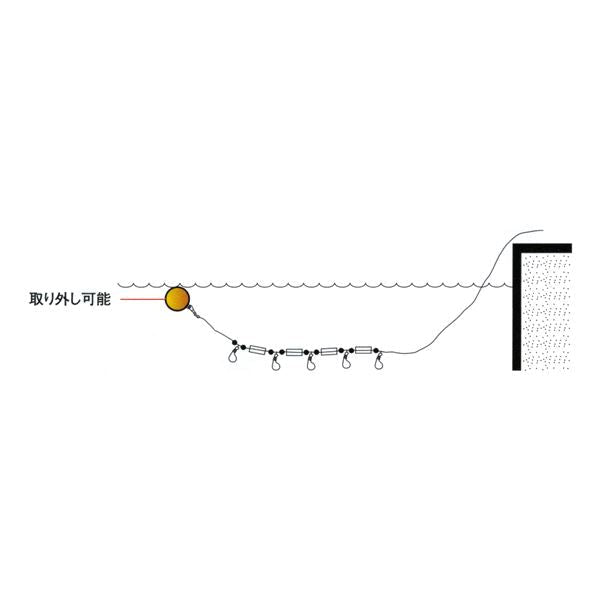 ロープ-H フロート付プロストリンガー 7.5cmストリンガー 色指定不可