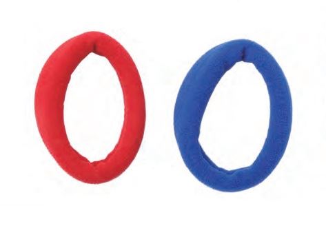 M-15 ラインバンド M ブルー/レッド 2色入