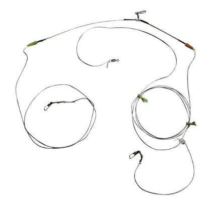 A-1001 マイカ天秤リグ 全長160cm 幹糸4号 枝糸3号 1組入