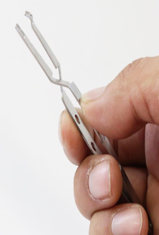 WK-0003 ライブベイトピンセット 10×0.8×1cm