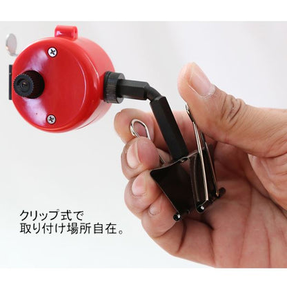 WK-0007 クリップ式カウンター 11.5×4×5cm ブルー