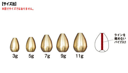 ボトムコップライト BOTTOM COP Light フリータイプ 7g 4ヶ入