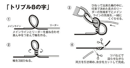 ライトゲームコンパクトショックリーダー 0.6号 40m