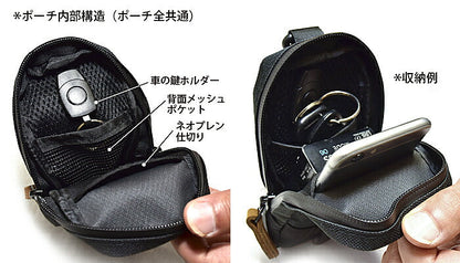 MINIMALISM ミニマリズム ミドルポーチ カモ W17×H11×D6cm