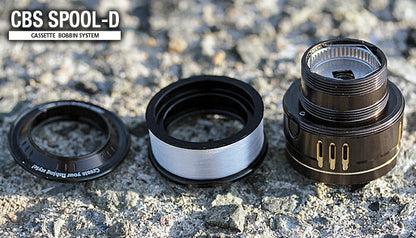 CBS SPOOL-D レッド×ガンメタ PE#0.35-180/MONO#0.4-200 39.0g