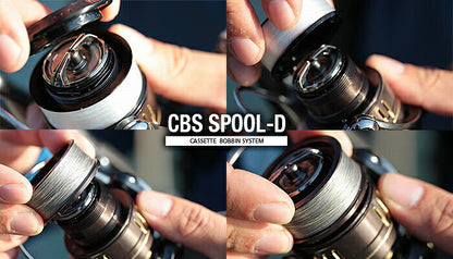 CBS SPOOL-D レッド×ガンメタ PE#0.35-180/MONO#0.4-200 39.0g