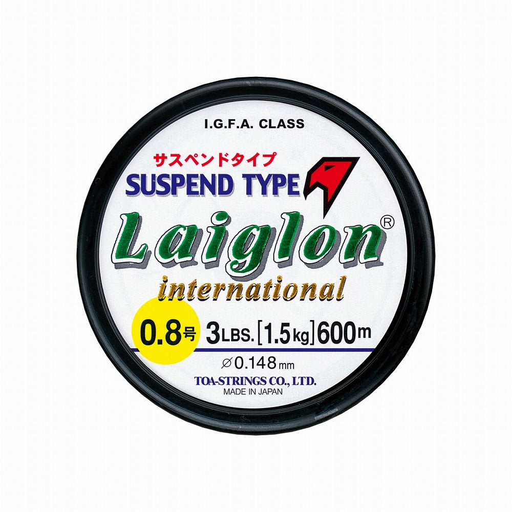 レグロンインターナショナル サスペンドタイプ ナイロン ボビン巻 ブルー 0.8号 3lb 600m