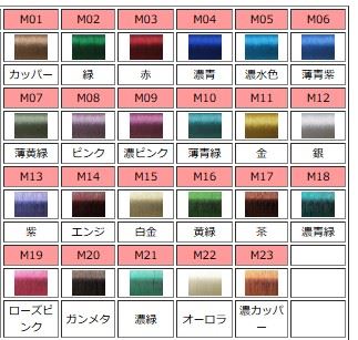 ラッピングスレッド メタリックスレッド 100m巻 M11/金 D/30（太）