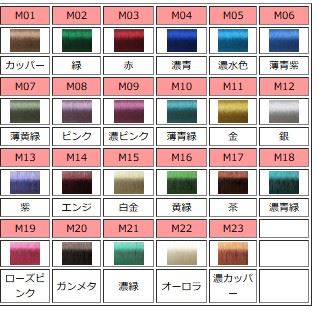 ラッピングスレッド メタリックスレッド 100m巻 M19/ローズピンク D/30（太）