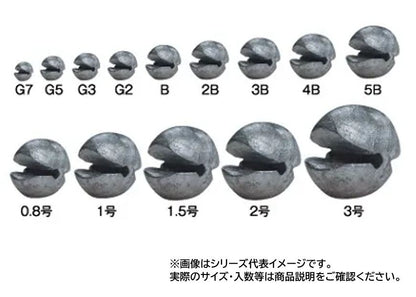 遊動ガン玉 1.5号 5個入