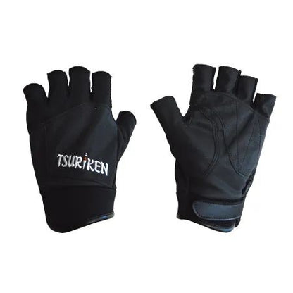 フィッシンググローブ TG202 5本切 ブラック Mサイズ