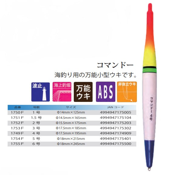 【アウトレット】コマンドー 6号 φ18×245mm