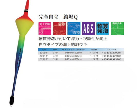 【アウトレット】完全自立釣堀Q 3号 φ34×205mm