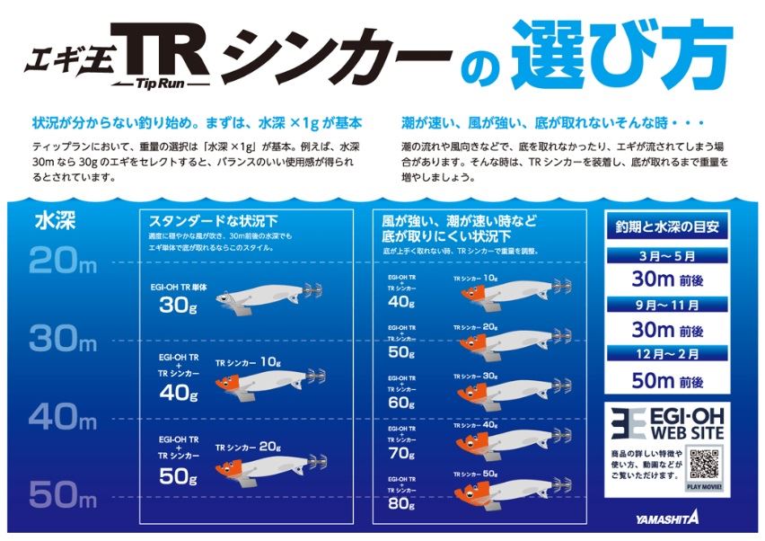 エギ王 TRシンカー 20g O/オレンジ