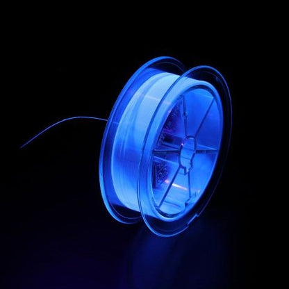 ナイロンショックリーダー 蛍光紫 30m 1号(4LB)