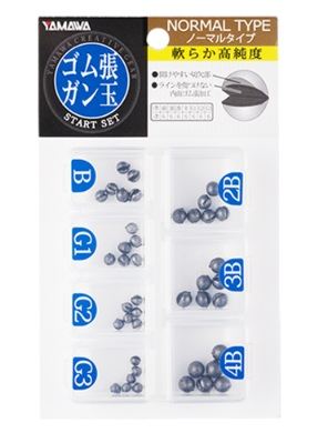 ゴム張ガン玉セットノーマルタイプ   7種類×各6個入