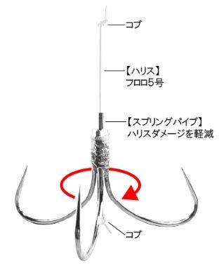カットウイカリ3 瞬撃フグS(15号)   4ケ入